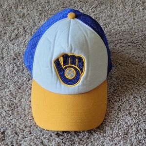 47 Brand Milwaukee Brewers Sequin Snapback Hat